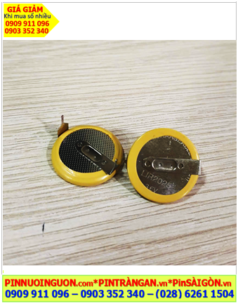 Pin LIR2025 (chân thép hàn); Pin sạc lithium Li-ion 3.6v LIR2025 /Pin đồng xu sạc 3.6v Lithium chính hãng